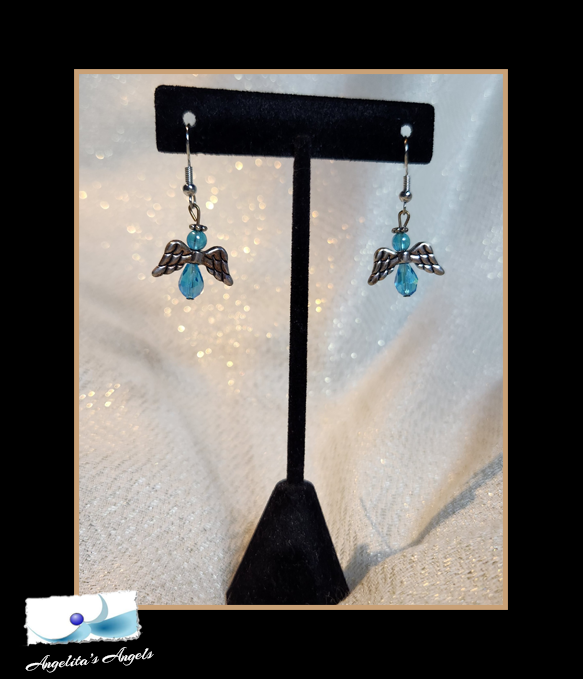Angel earrings